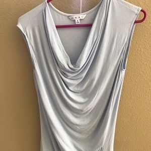 Women’s CAbi sleeveless light blue top size small